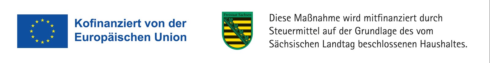 Kofinanziert von der Europäischen Union und dem Freistaat Sachsen
